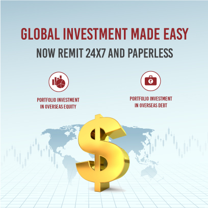 Do Global Portfolio Investment in Overseas Dept and Equity Easily with 24X7 Remit option